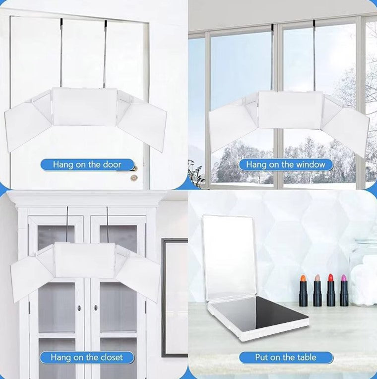 Trifold LED Selfcare Mirror