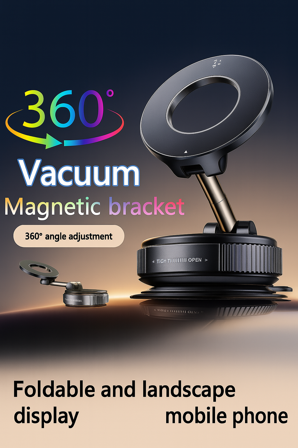 360° Magnetic Car Phone Holder