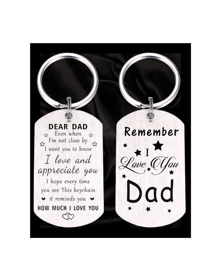 I Love You Dad Keyring