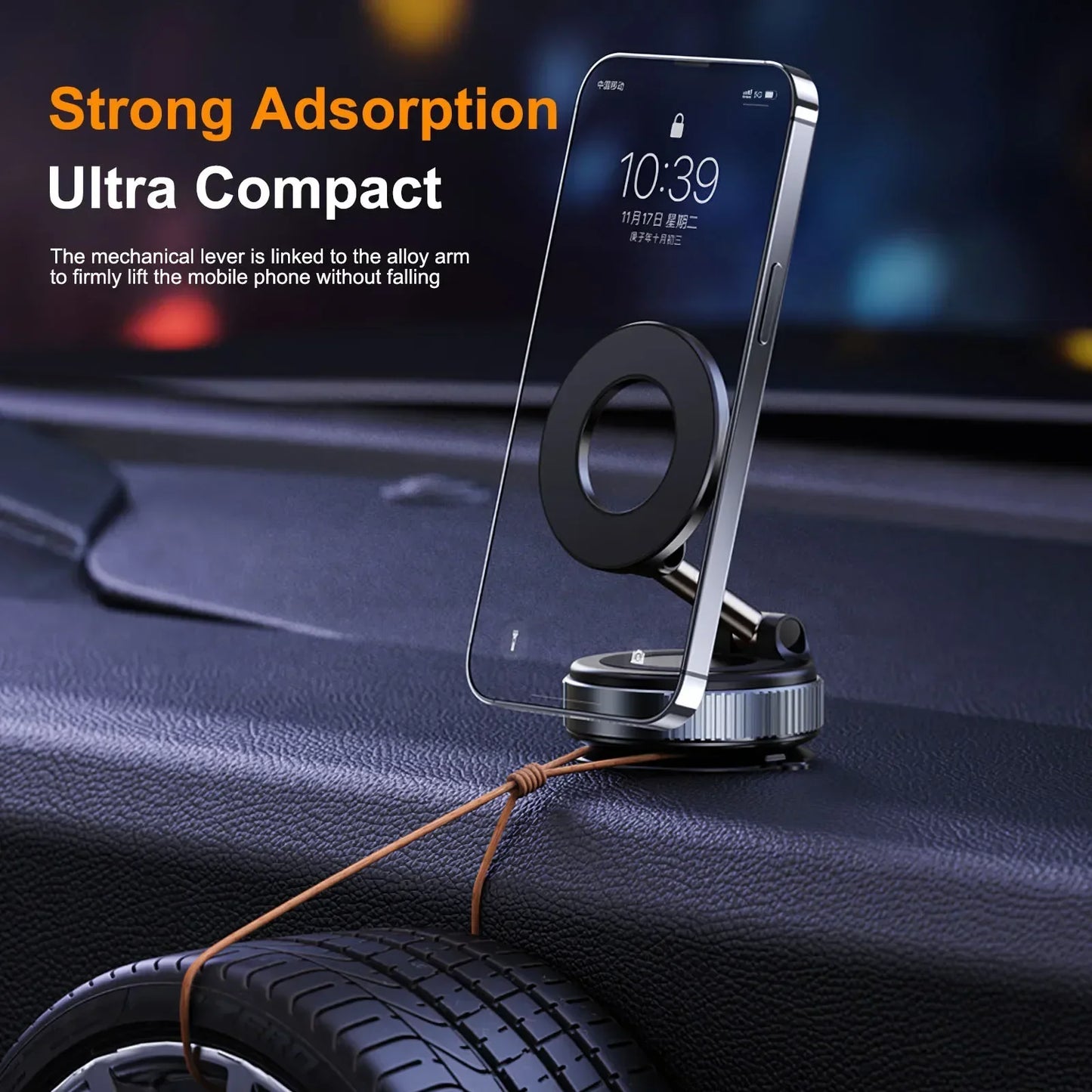 360° Magnetic Car Phone Holder