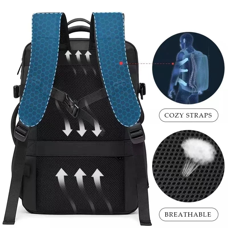 Bange Expandable Smart Travel Backpack 😎