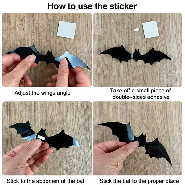 Spooky Bat Wall Decals