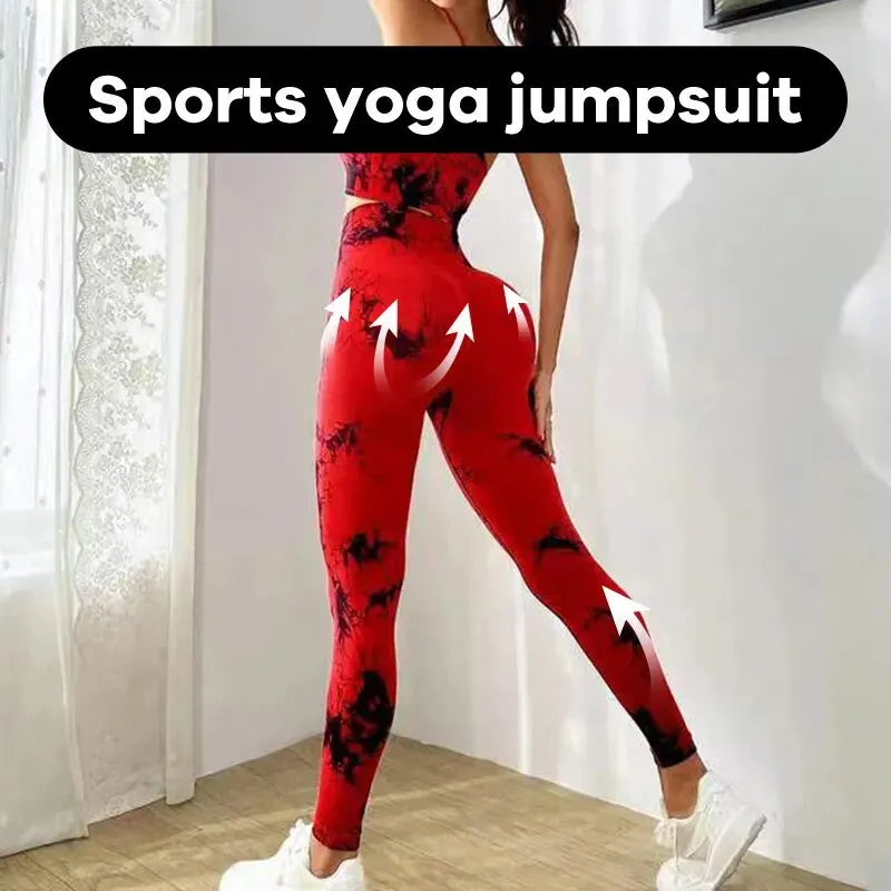 Tie-Dye Women's Yoga fitness Set