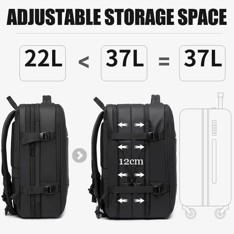 Bange Expandable Smart Travel Backpack 😎