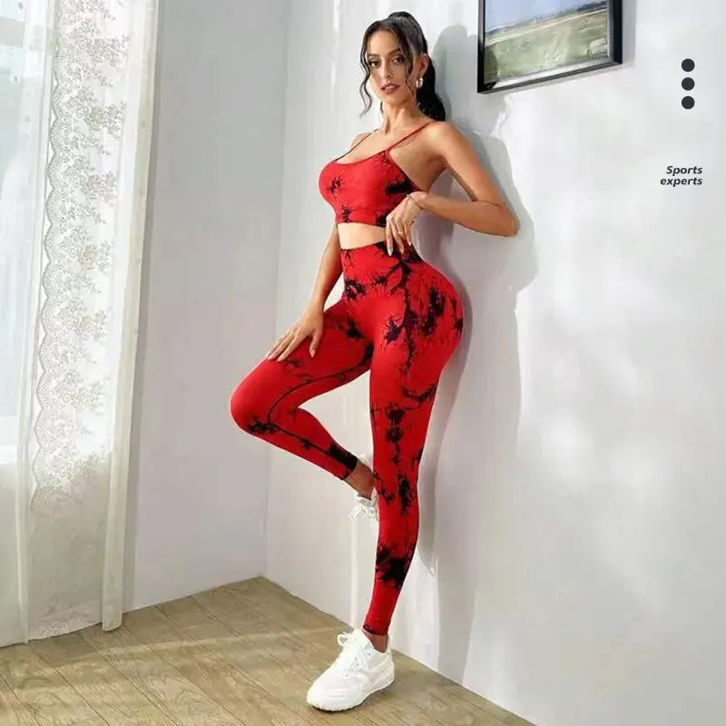 Tie-Dye Women's Yoga fitness Set