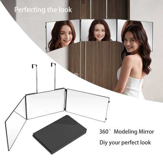 Trifold LED Selfcare Mirror