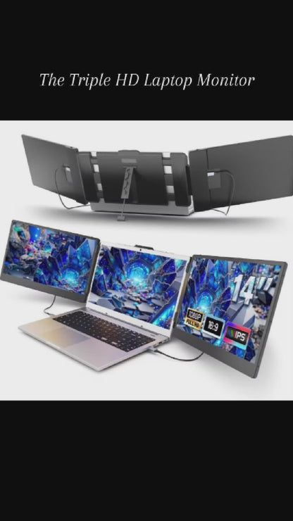 Triple HD Laptop Monitor